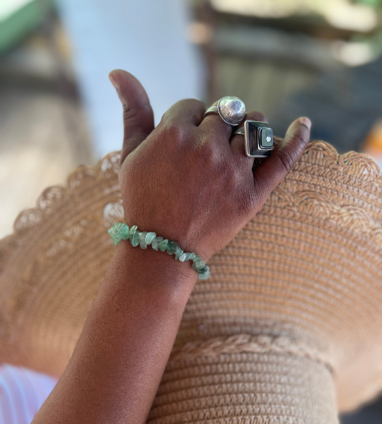 Bracelet Aventurine en pierre naturelle La Belle Bobo