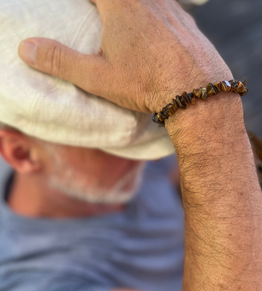 Bracelet Oeil de tigre en pierre naturelle La Belle Bobo