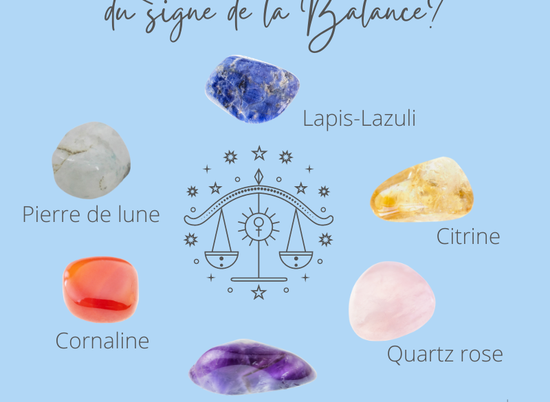 les pierres du signe de la de la Balance par La Belle Bobo